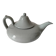 Celadon speckled glazed ceramic teapot