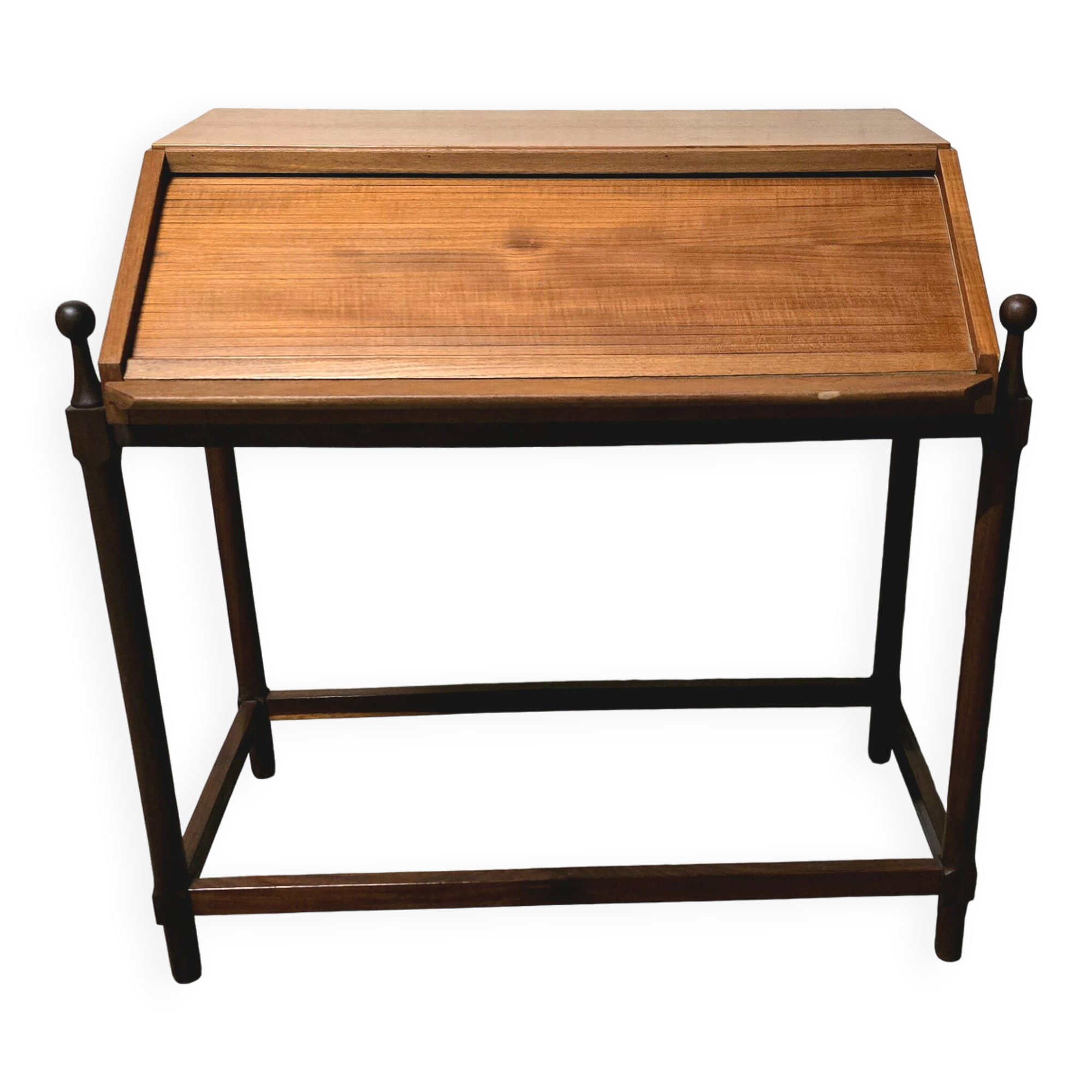 Modernist teak secretary by Fratelli Proserpio, Italy, 1960