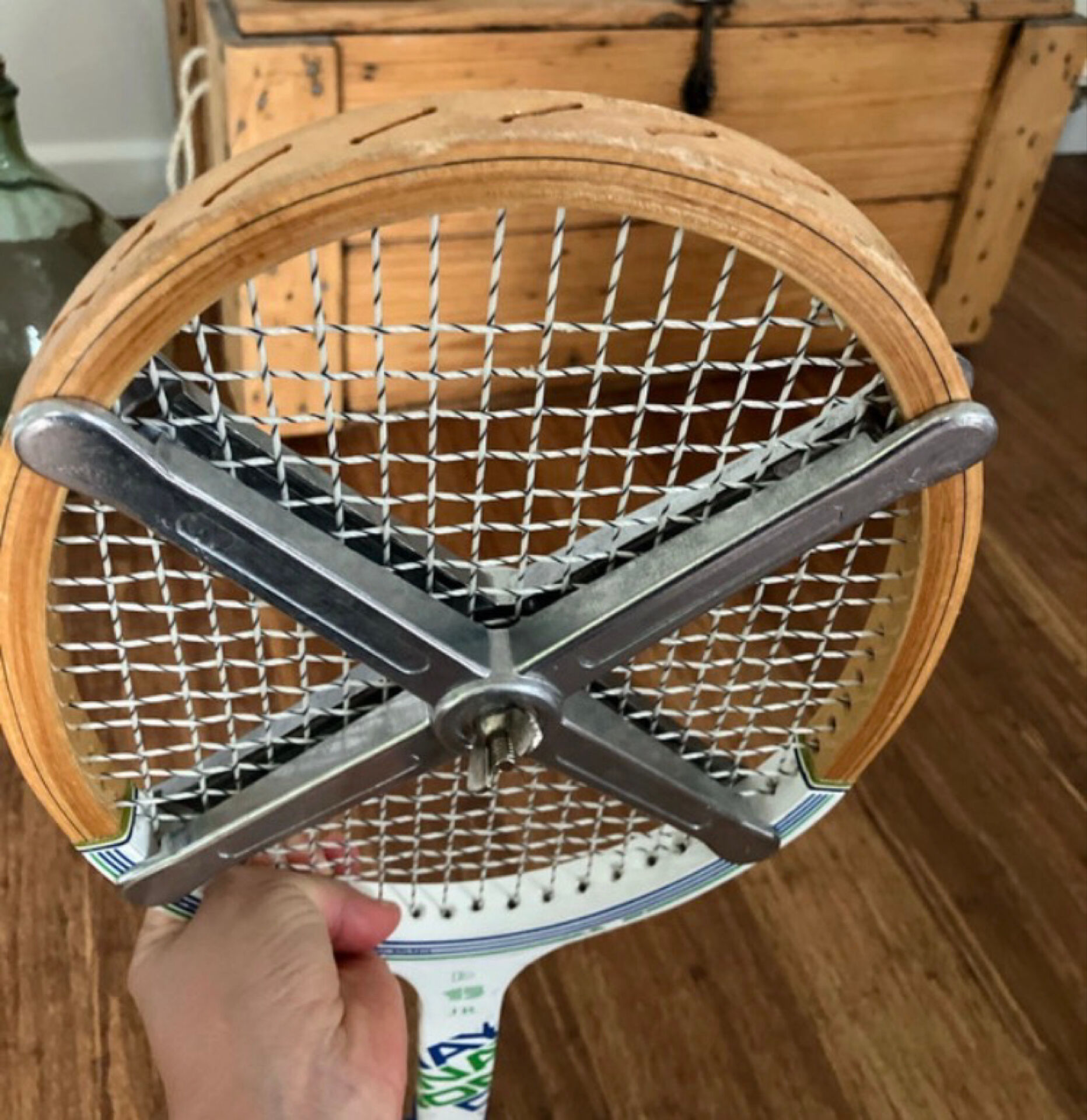 Raquette vintage en bois Donnay