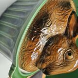 Ceramic hare or rabbit terrine,