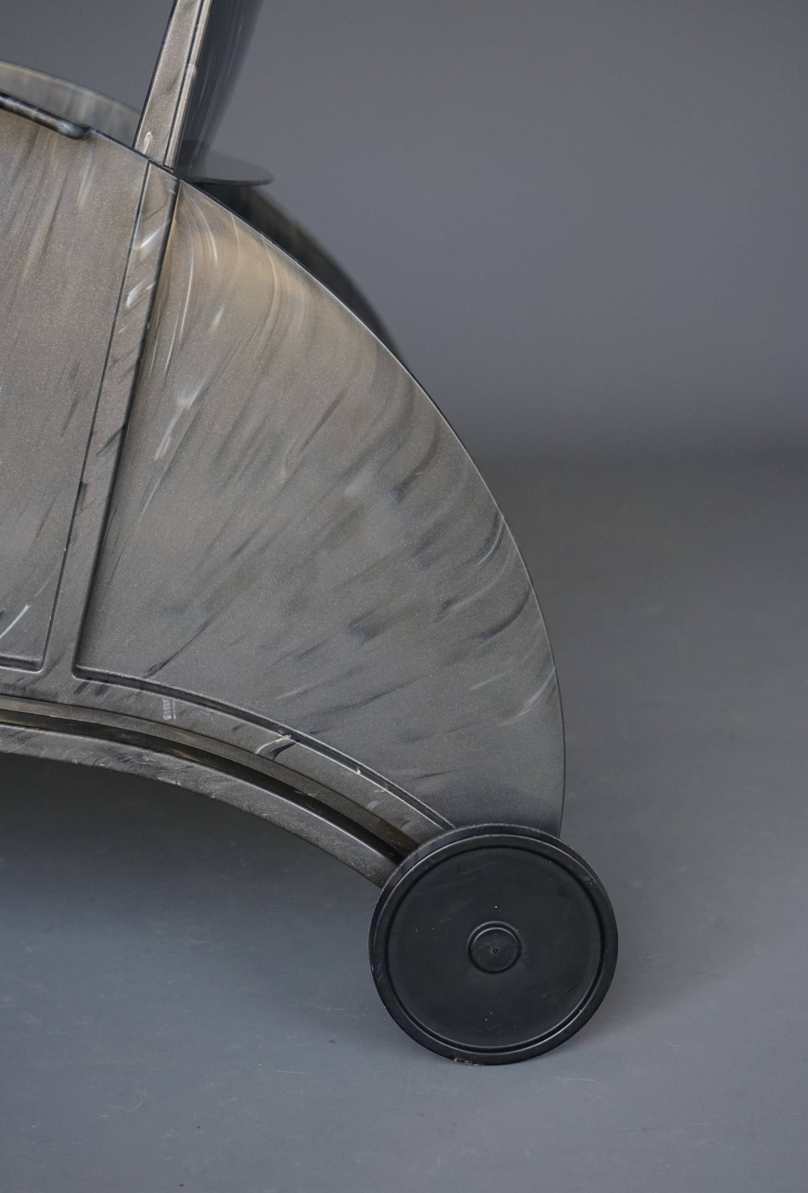 Lounge Chair model 4814 by Anna Castelli Ferrieri for Kartell, 1980s