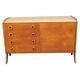 1960s Czechoslovak Maple Sideboard with Drawers and Cabinet