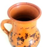 Spotted terracotta decanter, circa 1960