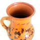 Spotted terracotta decanter, circa 1960
