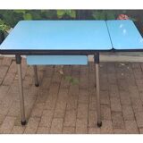 60's blue formica table