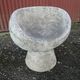 Vintage robert pansart outdoor armchair for elo in fiber cement.