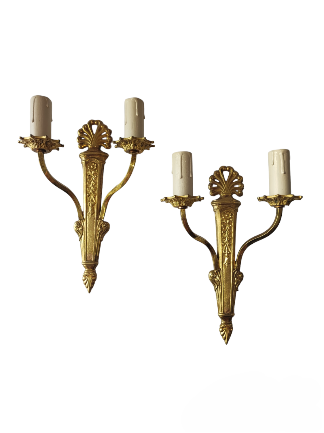 Appliques en bronze doré