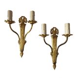 Appliques en bronze doré