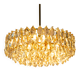 Lustre Bakalowits in brass and crystal glass, Austria, 1960s