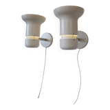 Set of 2 Raak Amsterdam Boutique wall lamps, 1970s