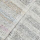 6x9 distressed gray vintage rug 195x280cm