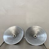 Lot 2 industrial suspensions in acier 36 cm