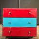Commode vintage placard
