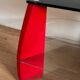 Designer glass coffee table