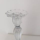 Bohemian crystal torch candle holders