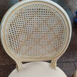 Beautiful set of six antique Louis XVI style chairs