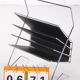 1960s Vintage Voss German Metal and Vinyl Magazine Rack