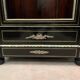 Napoleon III ceremonial showcase in black wood and gilded chiseled bronze XIX century