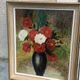 Tableau, painting on canvas, still life, the bouquet of flowers.