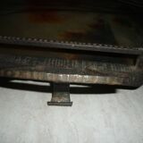 Art Deco hammered iron plateau or centrepiece table signed Germonde.