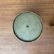 Vintage brutalist metal candle holders, 1970s, set of 2