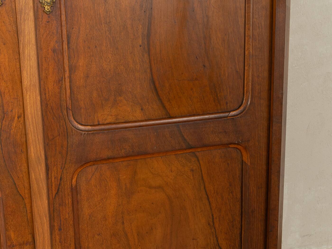 Antique Two-Door Cabinet with Carvings