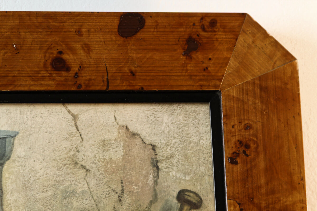 Still life, art deco frame