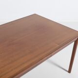 Ole Wanscher mahogany coffee table for Poul Jeppesen Møbelfabrik