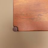 Vintage Danish teak coffee table published by Magnus Olesen.