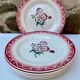 Assiettes plates Digoin Sarreguemines