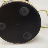 70 chrome and gilded brass lamp