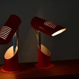 Space Age foldable table lamps from Szarvasi, 1960s