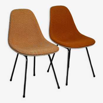 Paire de chaises DSX par Eames pour Herman Miller, 1960