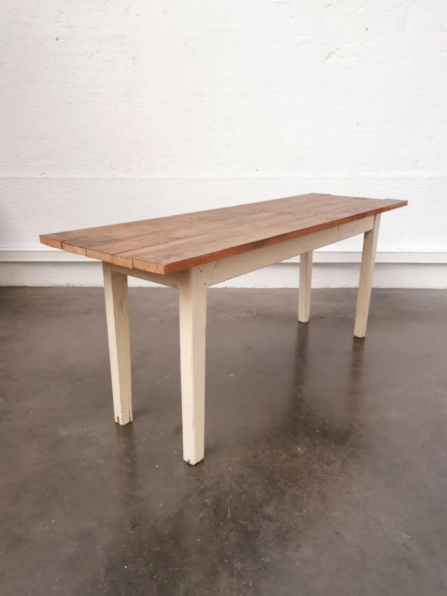 Fine and long farm table