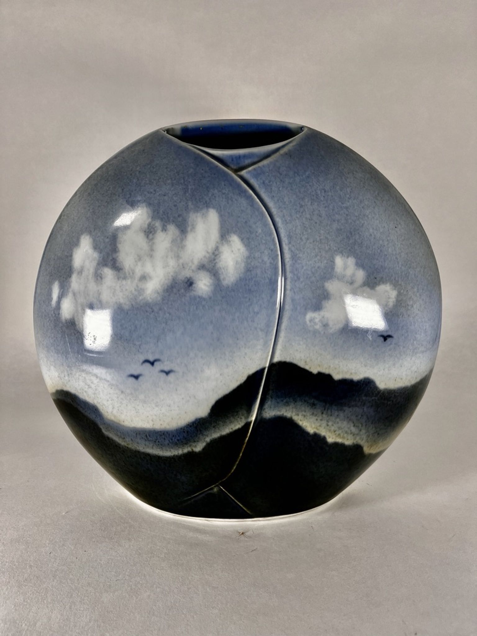 Vase Yves Mohy pour Virebent 1970