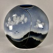 Vase Yves Mohy pour Virebent 1970