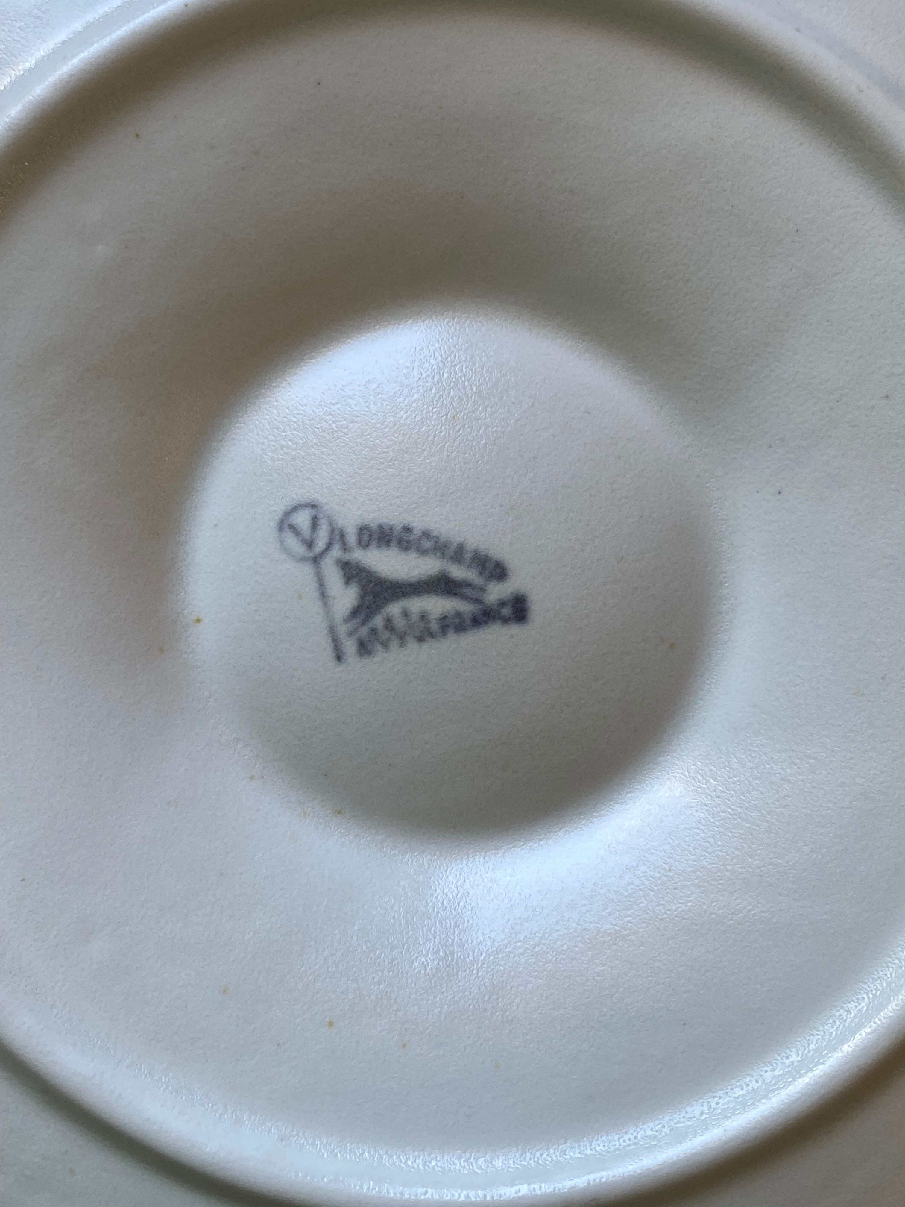 Oyster service Longchamp 12 plates + 1 dish