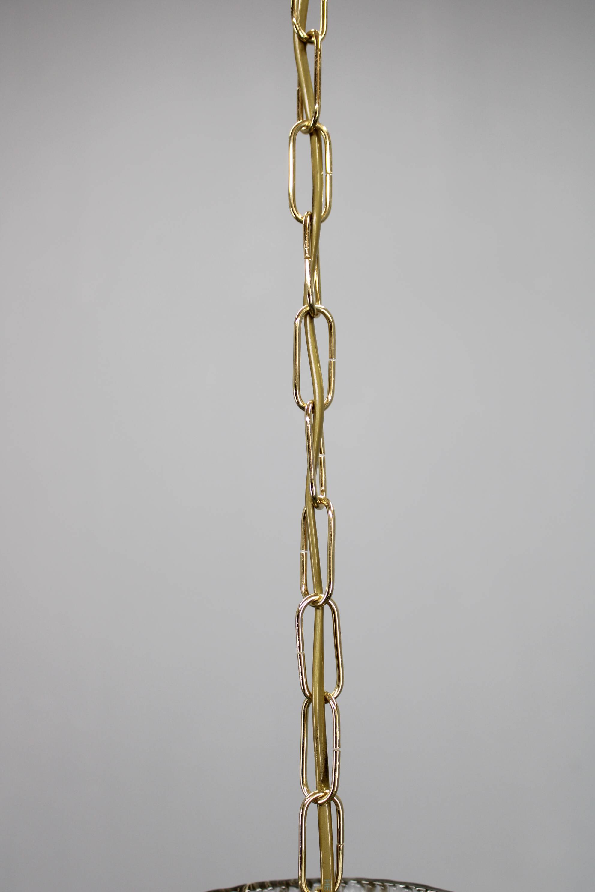 Swedish glass pendant light by Carl Fagerlund for Orrefors, 1960s