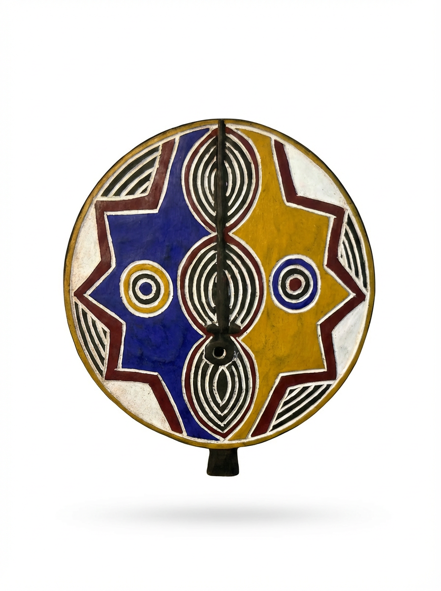 The Solar Pentacle — 5 wall masks Ø40cm