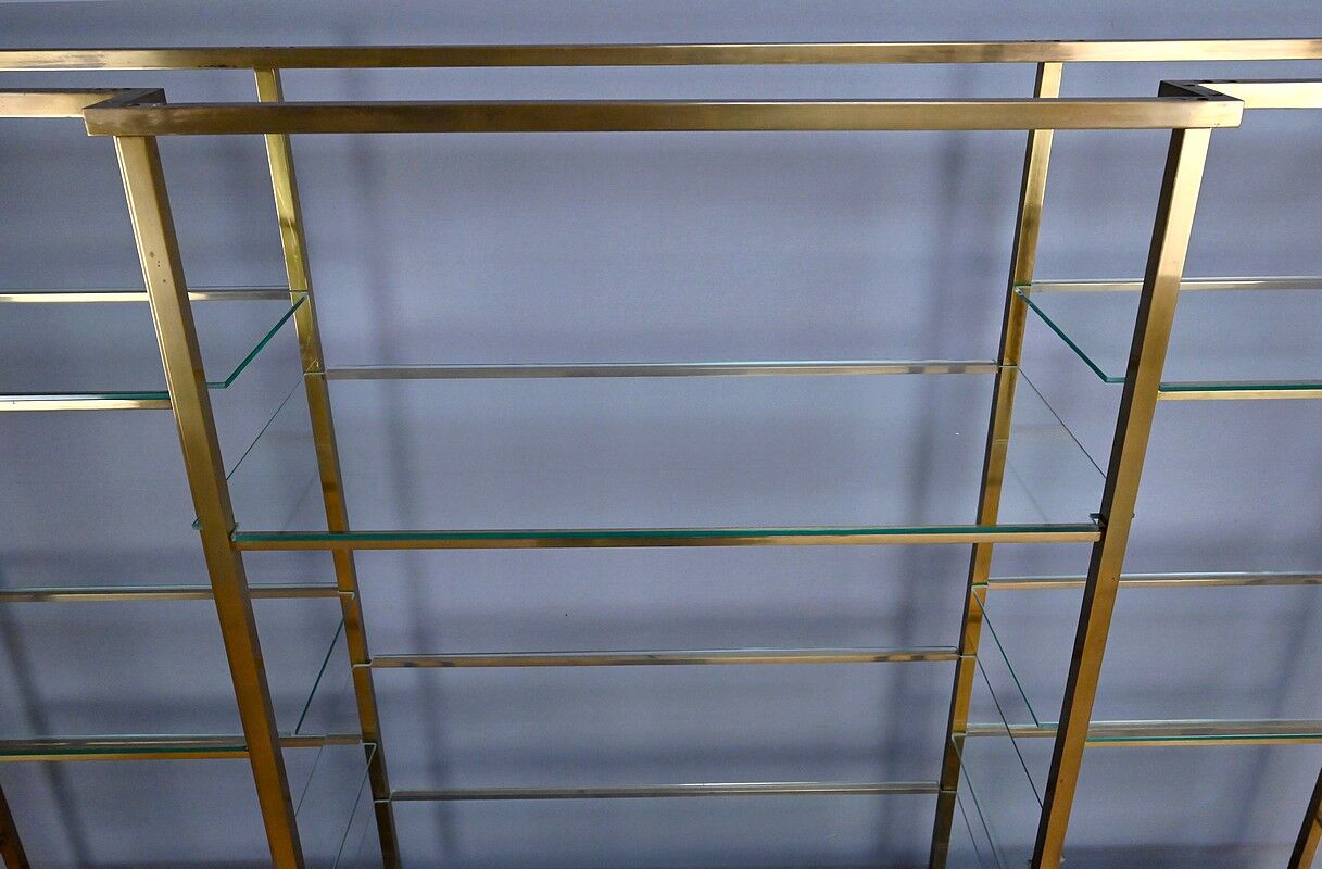 Rare lacquered library attributed to Guy Lefèvre, Maison Jansen – 1970