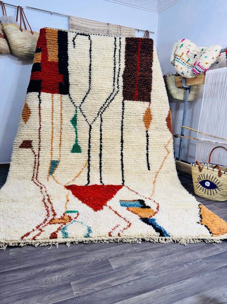 Moroccan wool rug 200/300cm