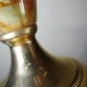 Large decorative onyx and gold metal cassolette, Italy 1960s-70s.