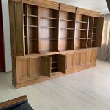 Library, solid wood wardrobe
