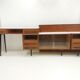 Chest of drawer and writing desk designed by Mojmít Požár, 1960's.