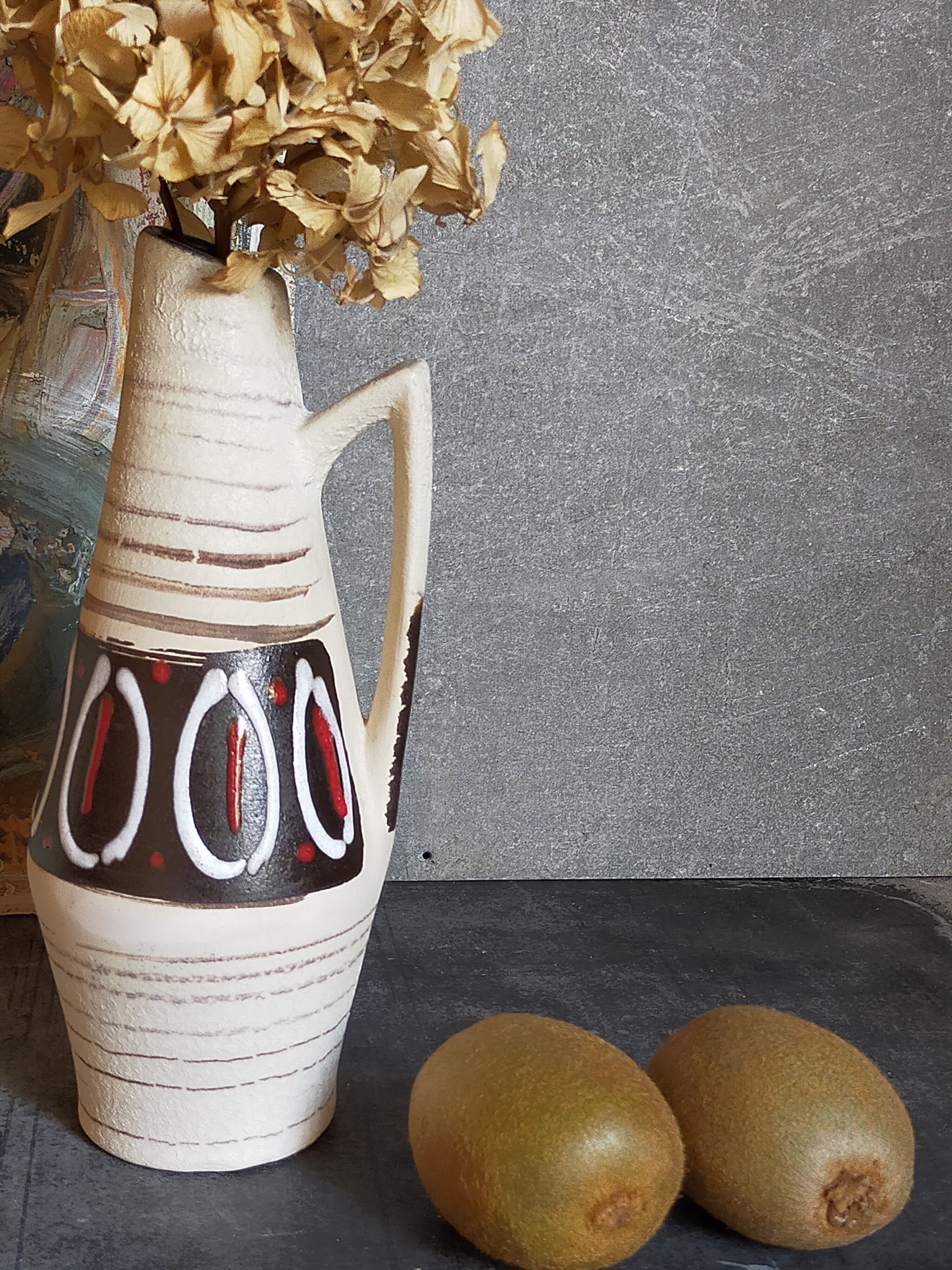 West-Germany vintage ceramic cove vase 50s