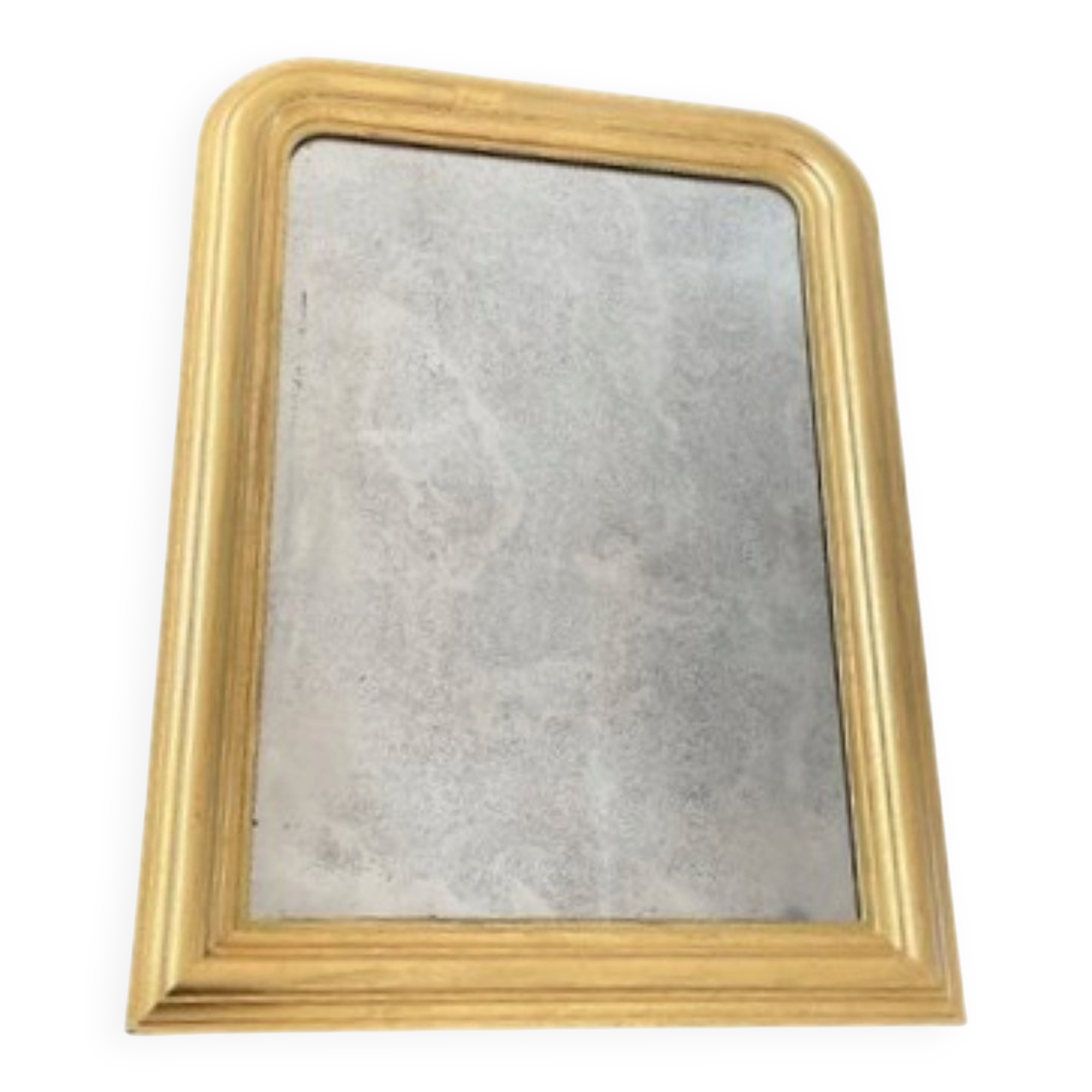 Miroir Louis Philippe en bois doré, début du 20ème siècle