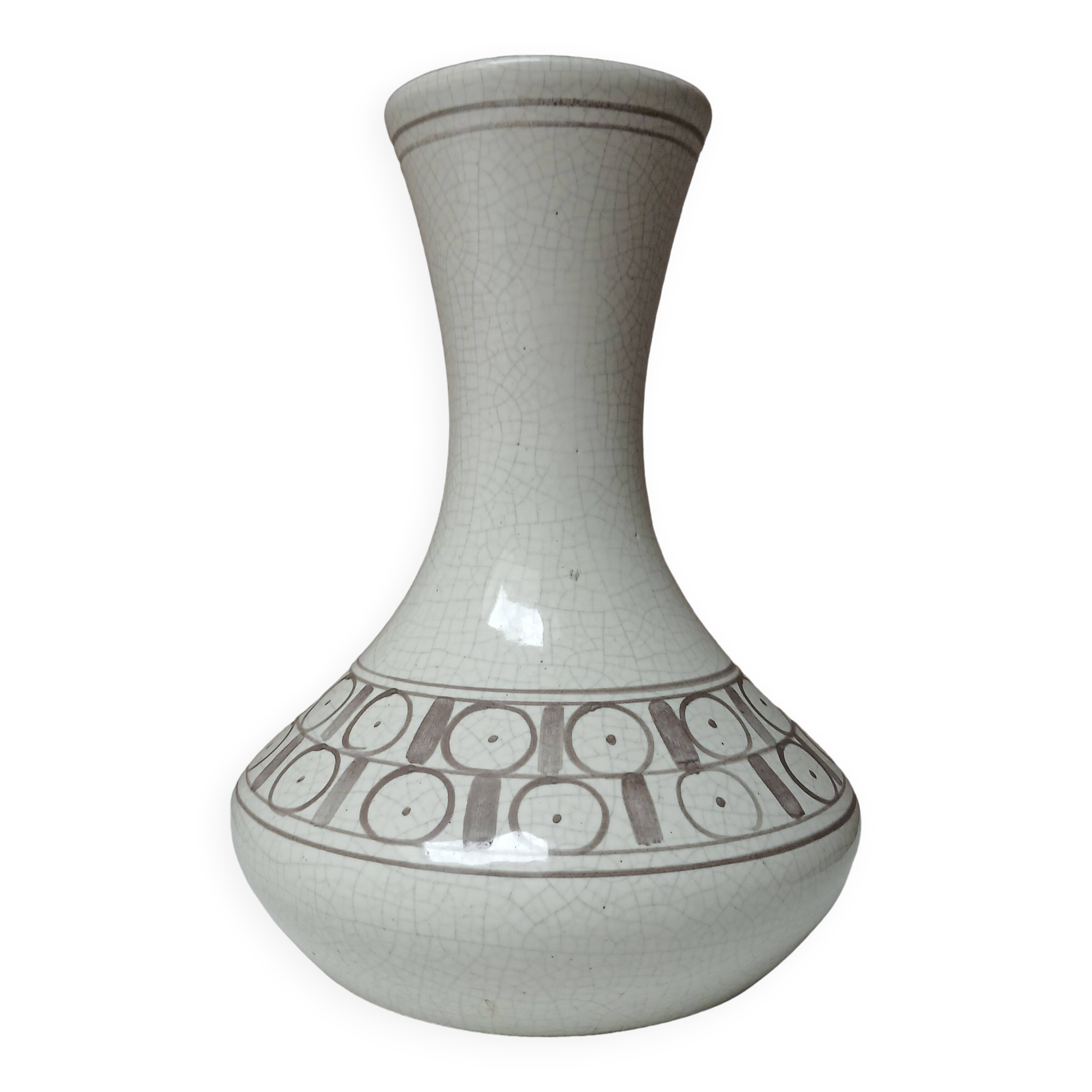 Art Deco cracked vase