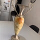 Onyx and alabaster vase