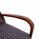 Art Deco armchair with adjustable backrest and footrest, Poland, 1930s