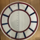 Set 8 plates and 3 cups HBCM Montereau Béarn
